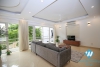 Gorgeous house with front yard and top terrace and lake view for rent in Tay Ho, Hanoi